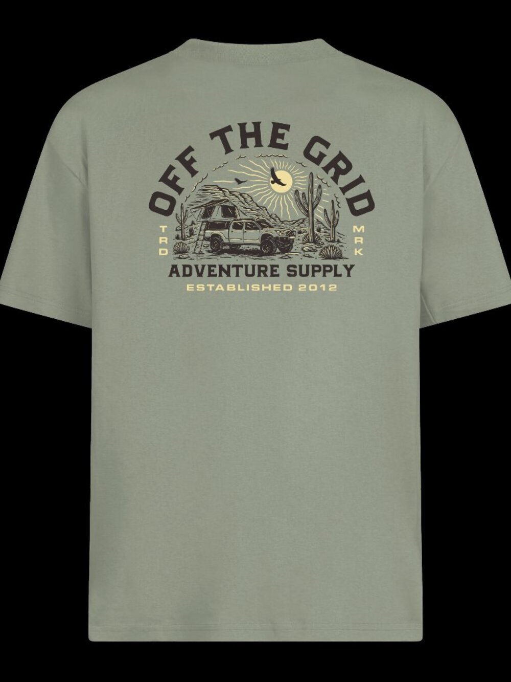 Off The Grid Surplus Lander Tees - Desert Green